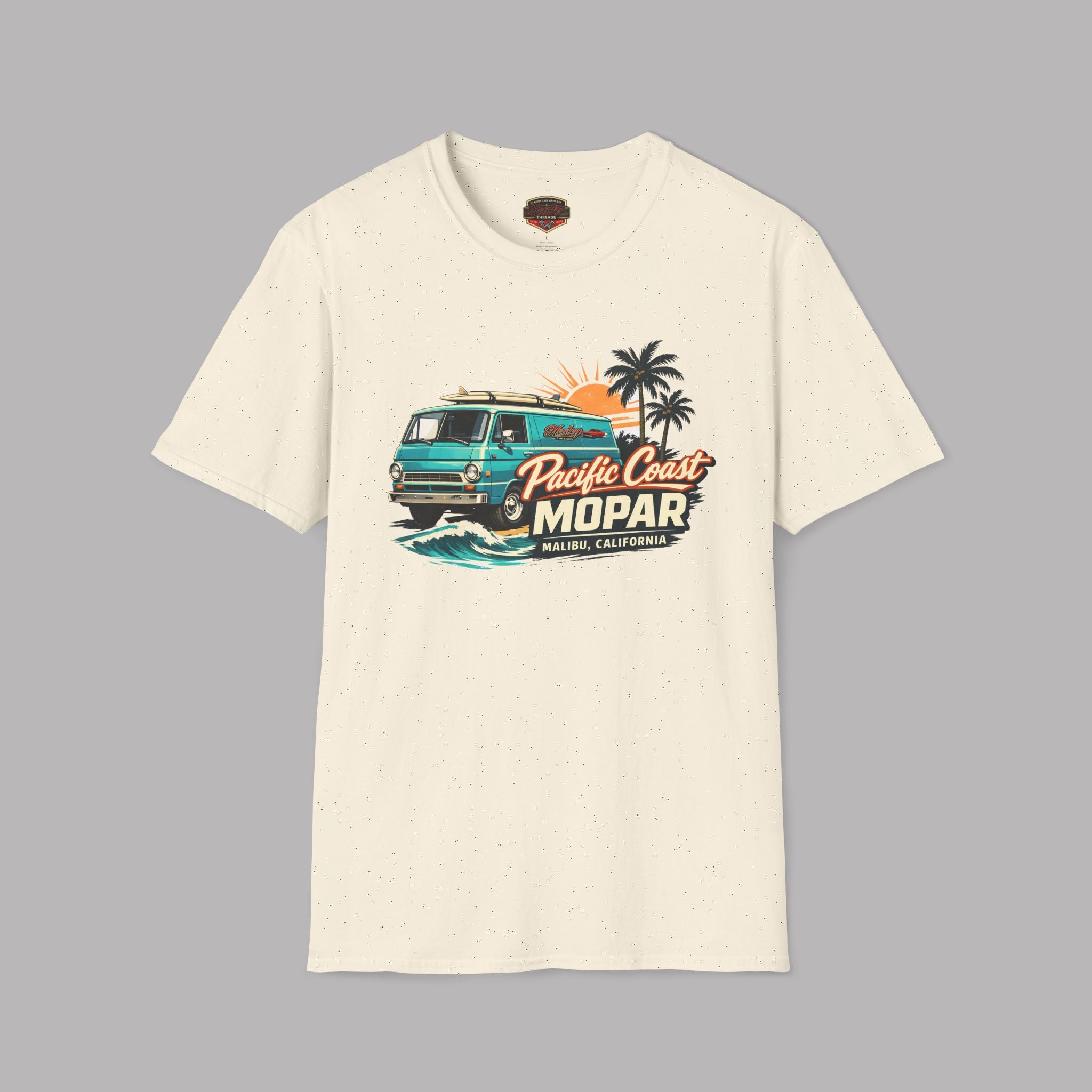 Pacific Coast Mopar Tee - Vintage Surf Van Graphic T-Shirt