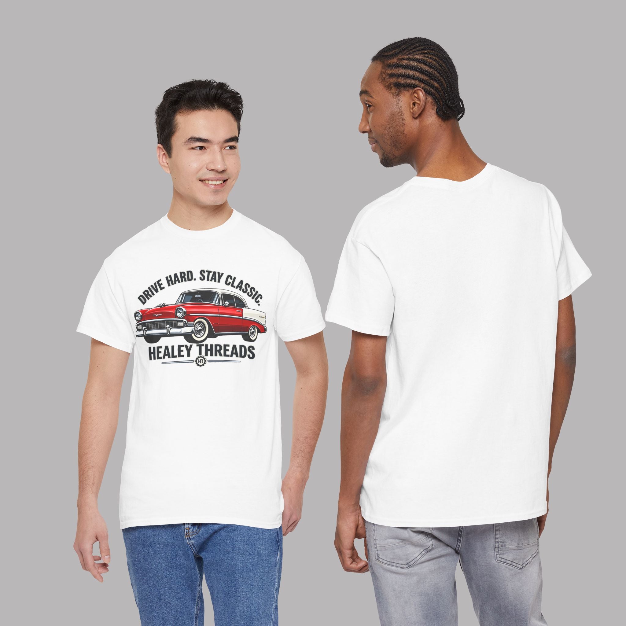 Drive Hard Stay Classic Cruiser Tee | Retro Car Gift