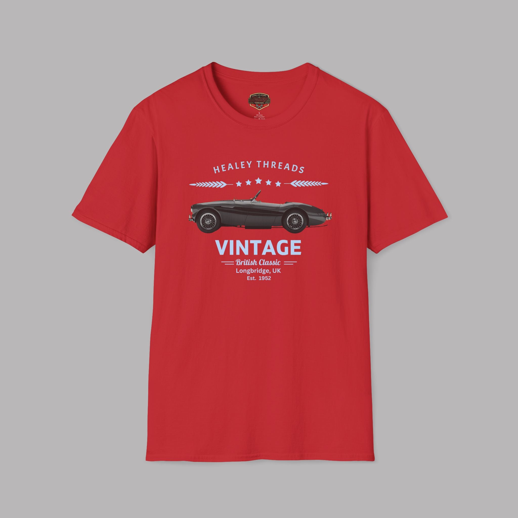 Vintage British Classic Tee | Roadster Badge Gift Shirt