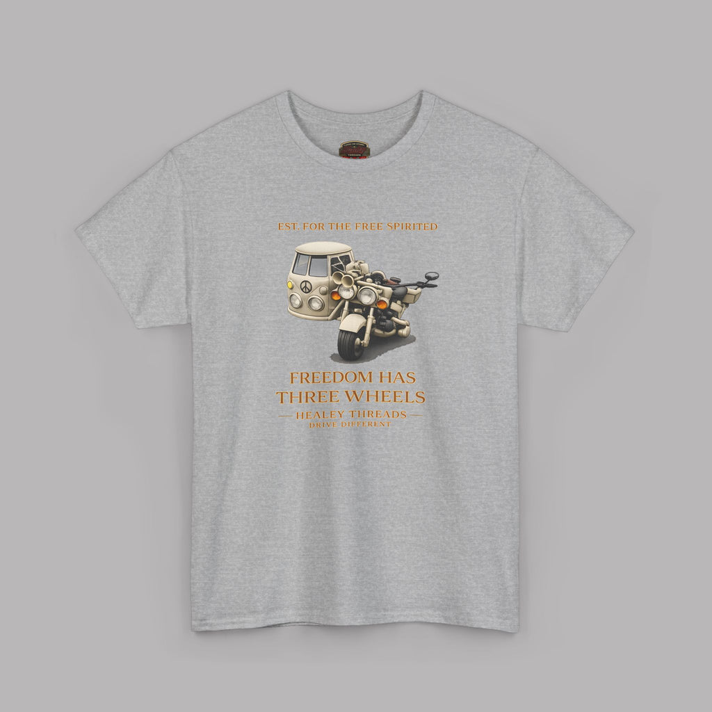 Freedom Has Three Wheels Tee | Retro Trike Van Shirt