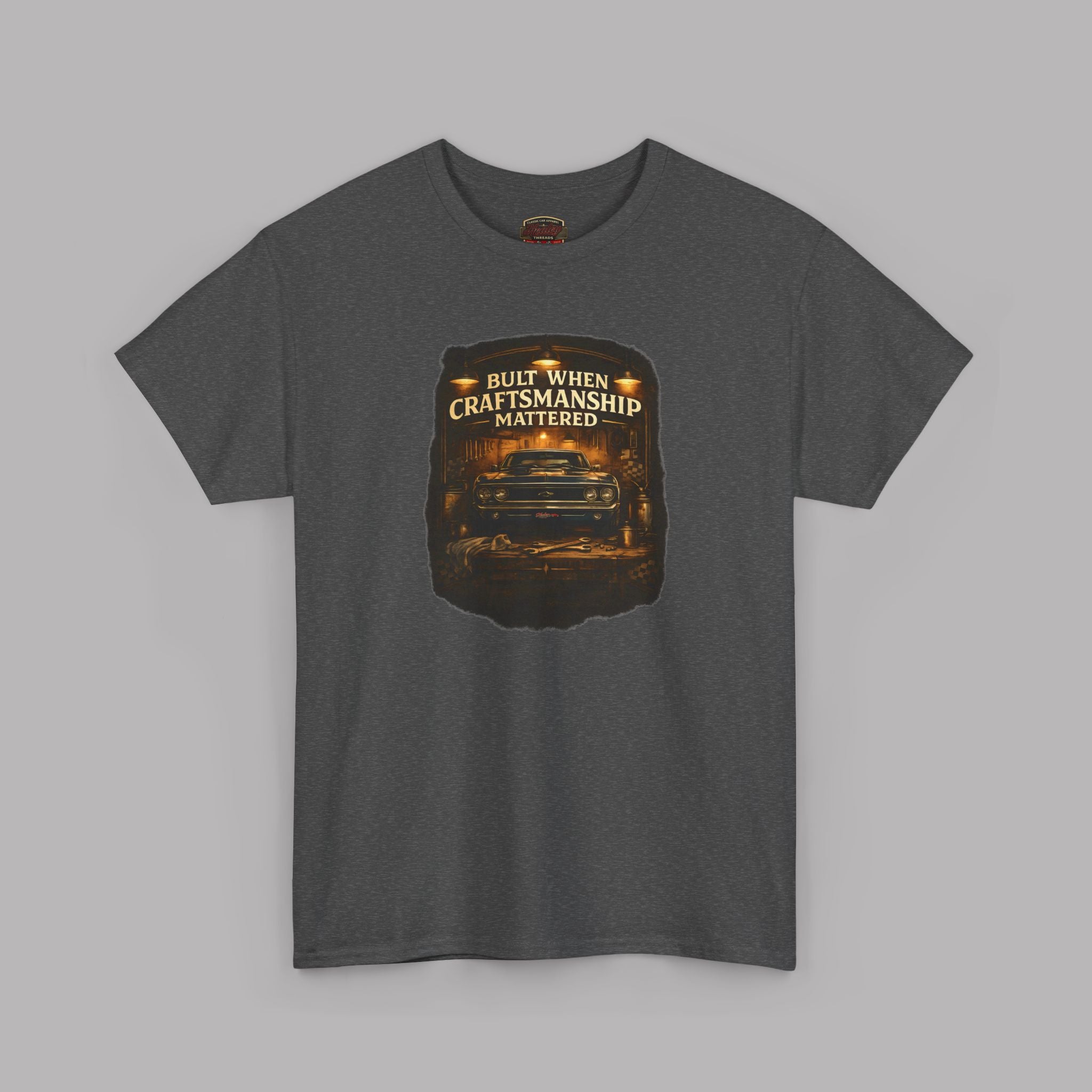 Vintage Muscle Car T-Shirt –Classic Craftsmanship Tee