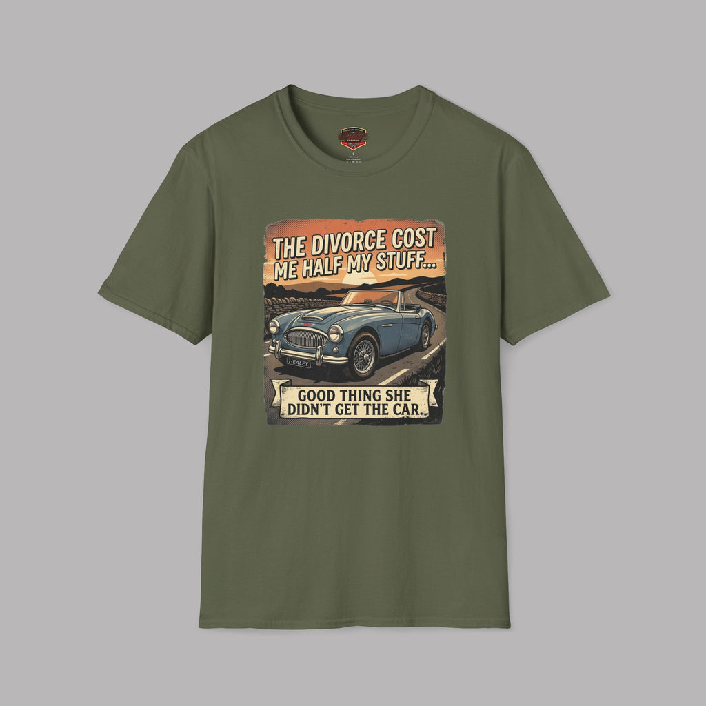 Divorce Car T-Shirt - Funny Classic Car Graphic Tee