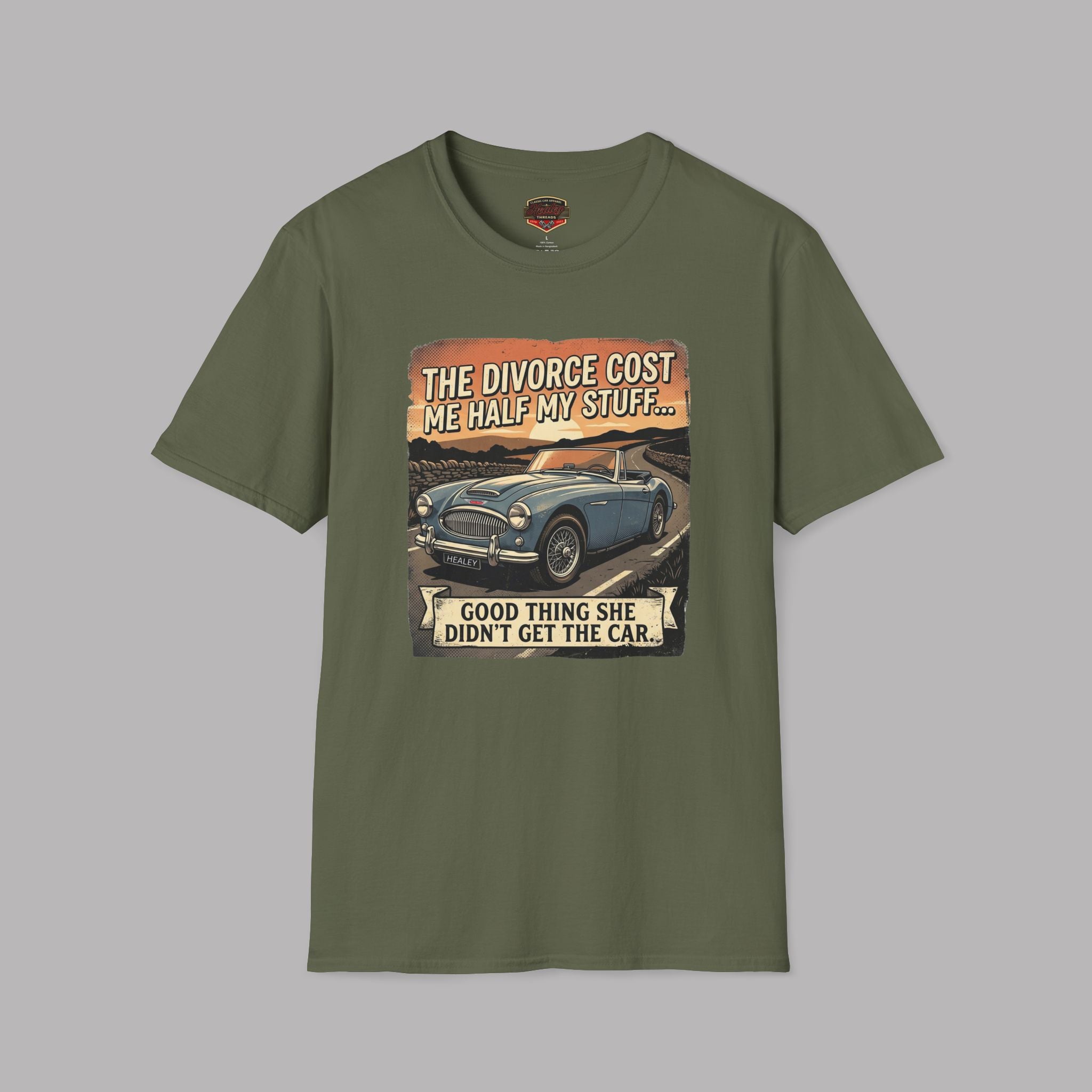 Divorce Car T-Shirt - Funny Classic Car Graphic Tee