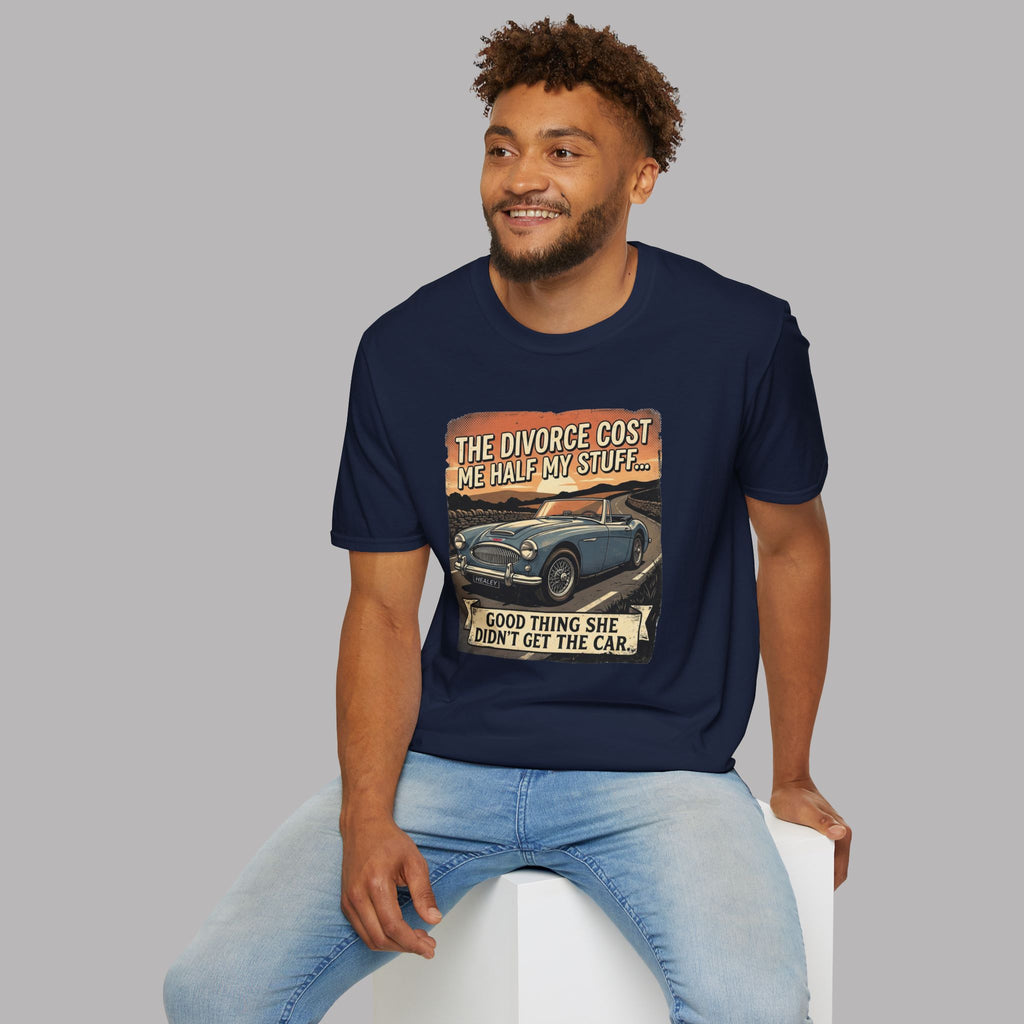 Divorce Car T-Shirt - Funny Classic Car Graphic Tee