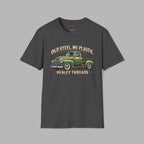 Old Steel No Plastic Truck Tee | Classic Pickup Gift Shirt