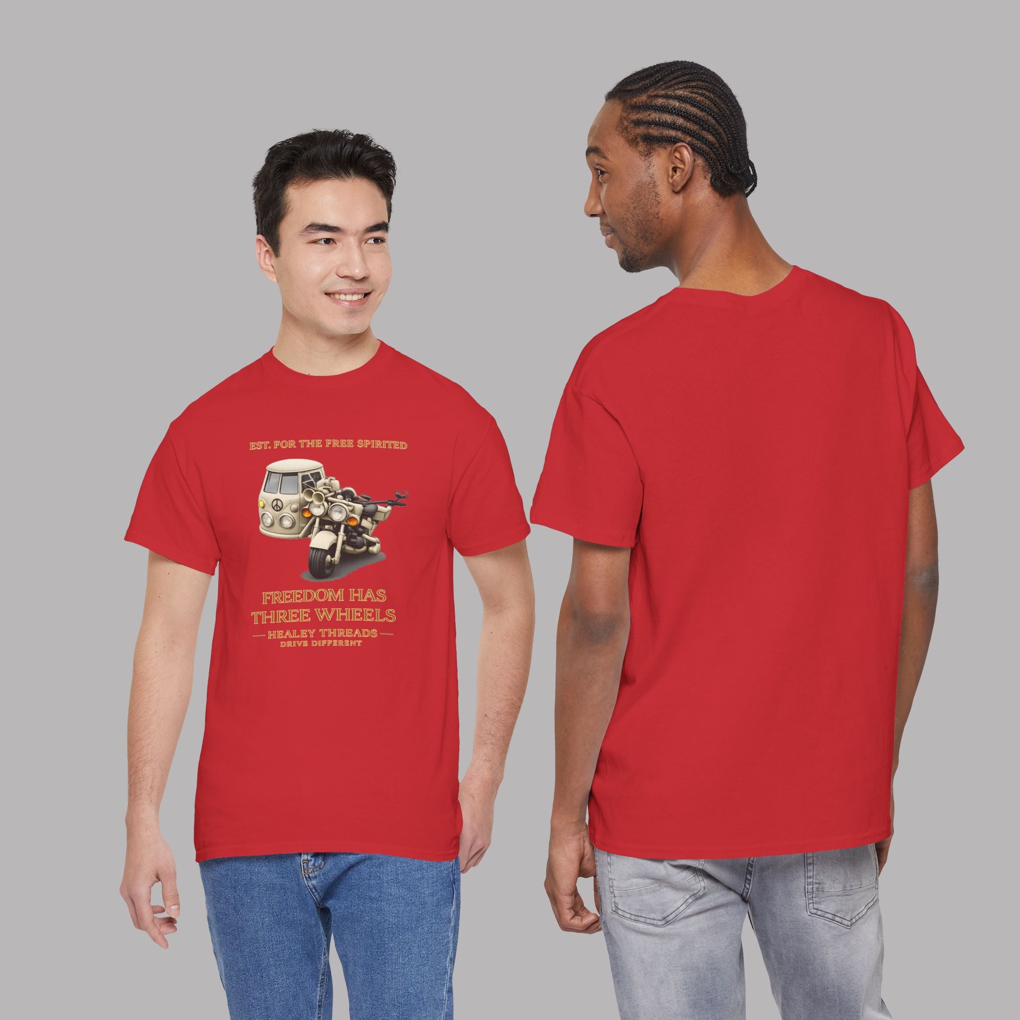Freedom Has Three Wheels Tee | Retro Trike Van Shirt