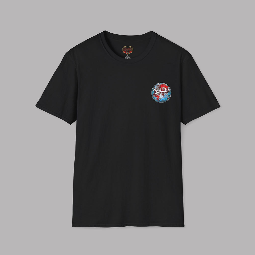Vintage Triumph Globe T-Shirt – Classic British Moto Tee