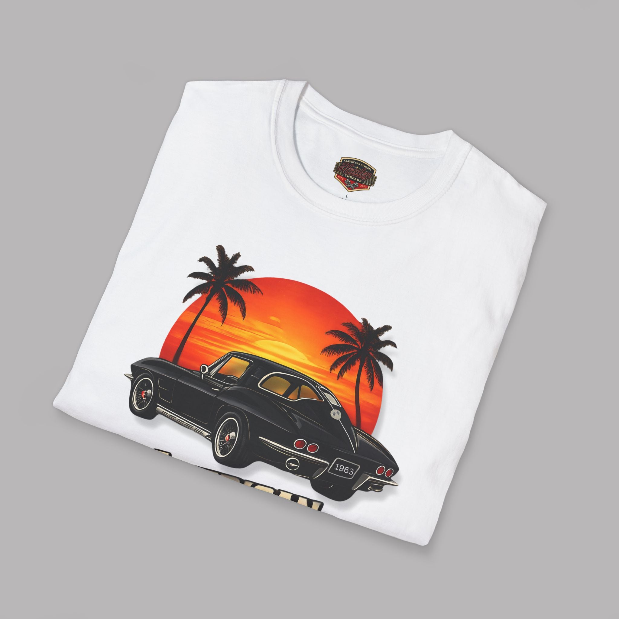 1963 American Muscle Car Graphic Tee - Healey Threads Tee