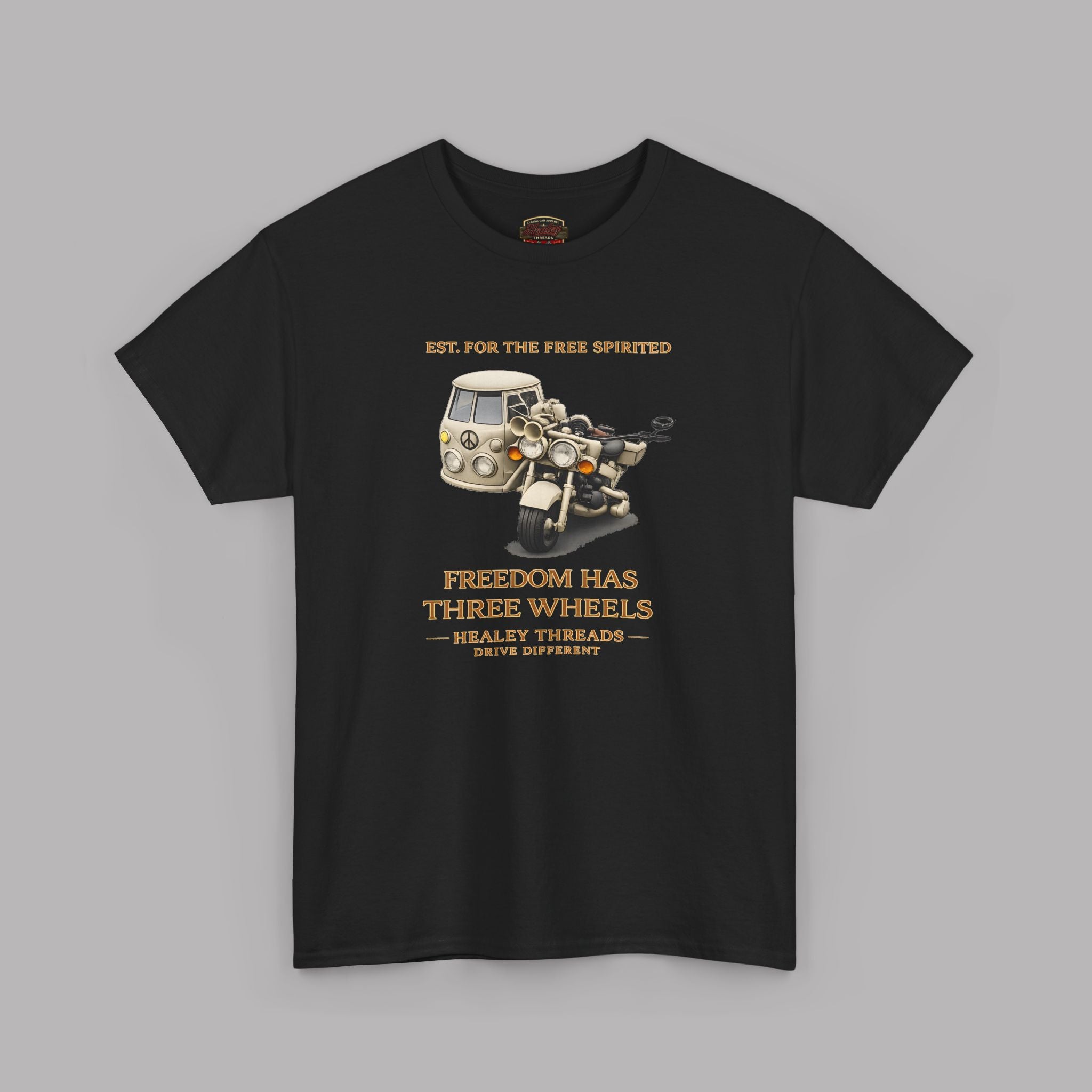 Freedom Has Three Wheels Tee | Retro Trike Van Shirt