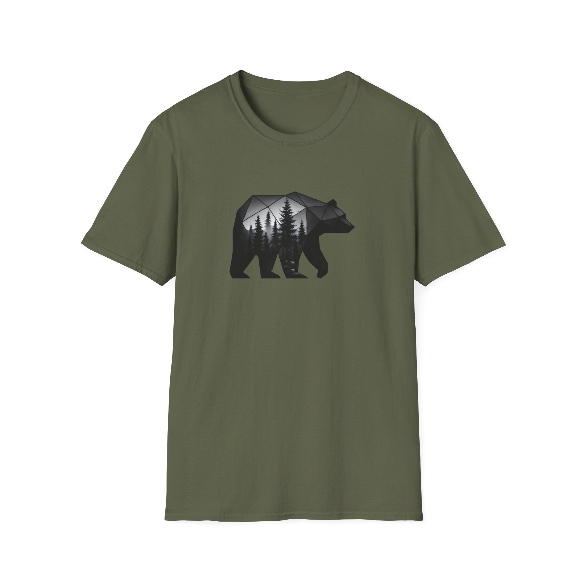 Geometric bear forest T-Shirt
