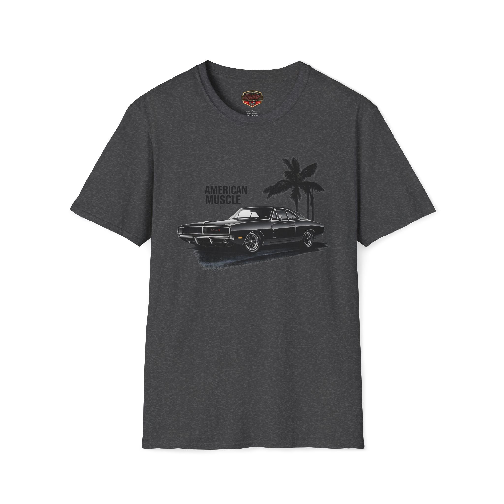 American Muscle Car T-Shirt - Retro Dodge Charger Tee