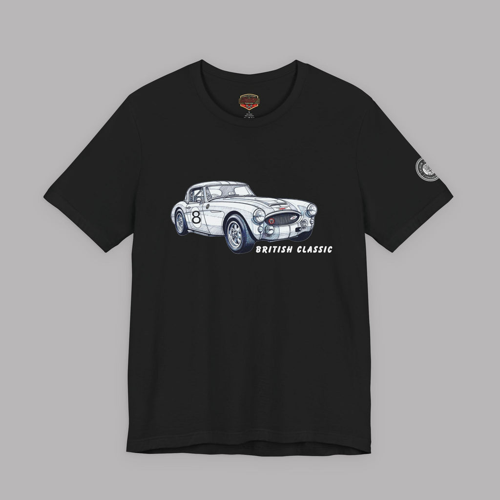 British Classic Roadster Tee | Vintage Racing Car Shirt