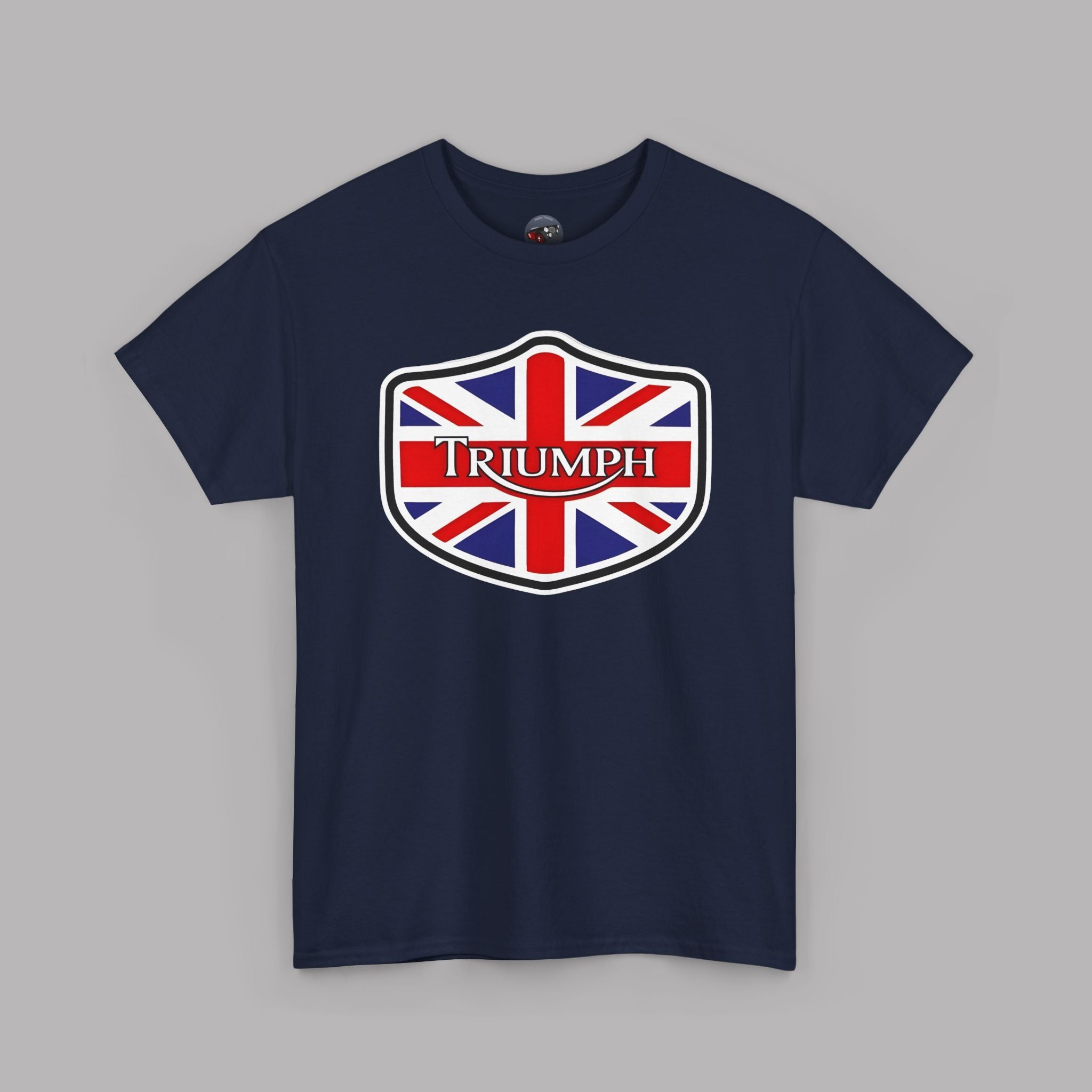 Triumph Union Jack Shield T-Shirt - British Car Lover Tee