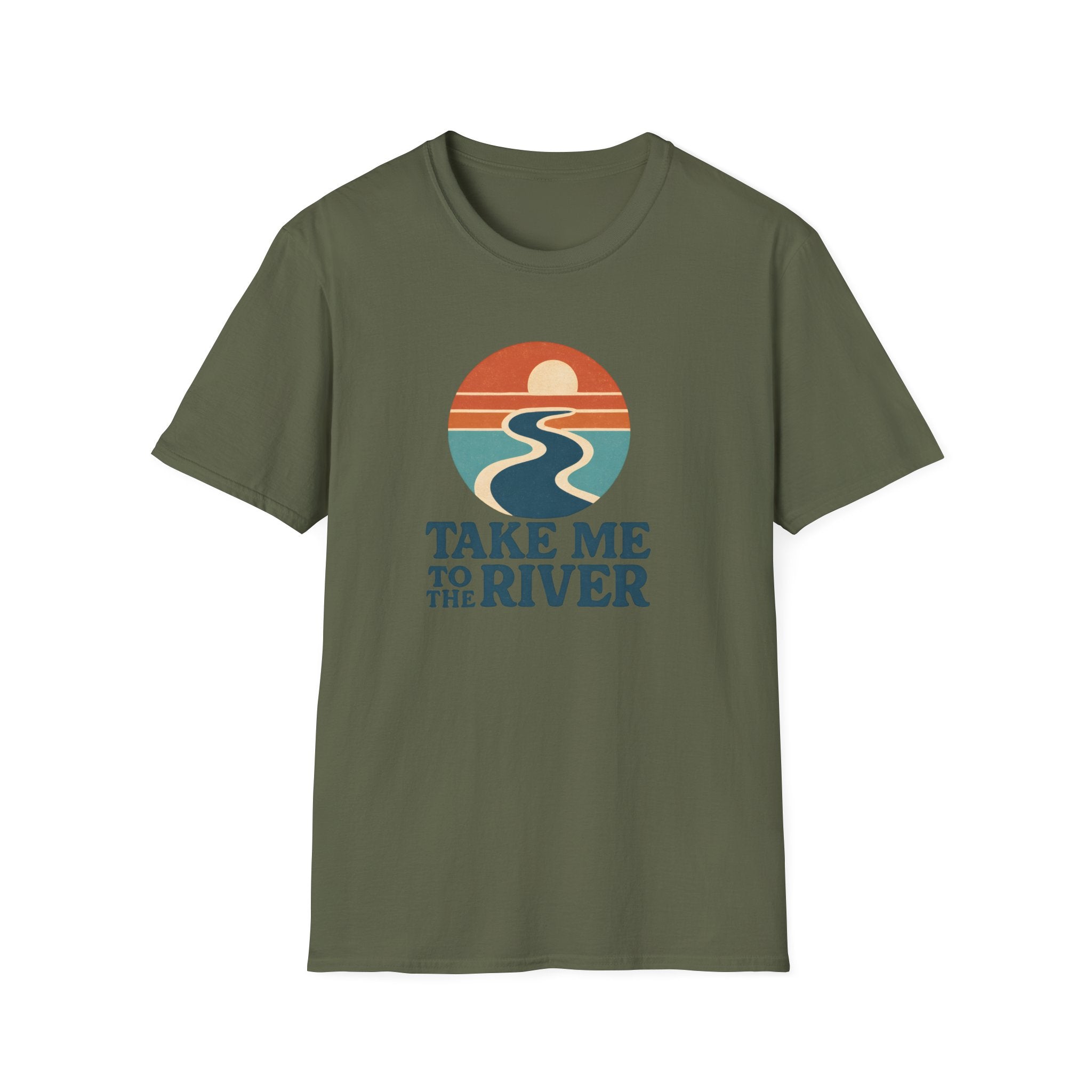 Sunset River Graphic T-Shirt