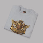 Crowned Lion Crest Tee | Vintage Roadster Gift Shirt