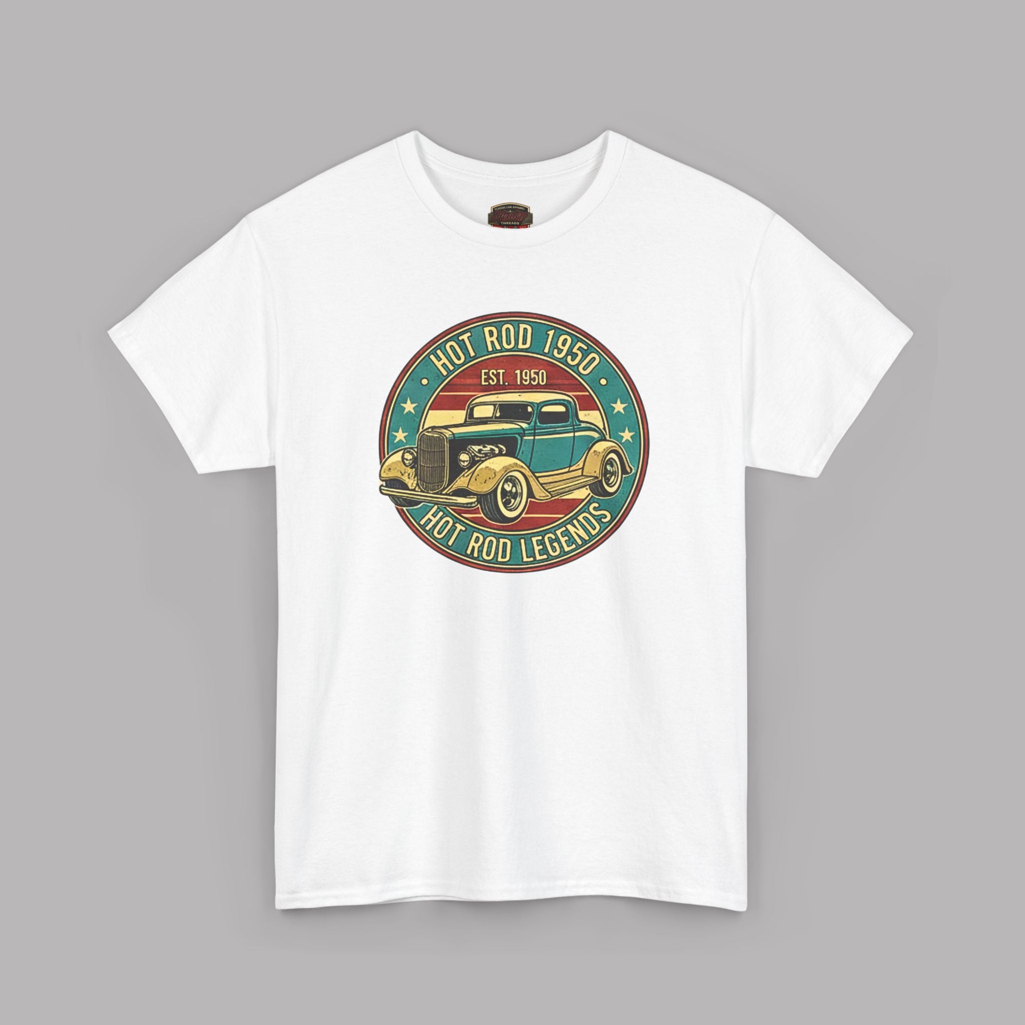 Hot Rod 1950 T-Shirt – Vintage Classic Car Graphic Tee