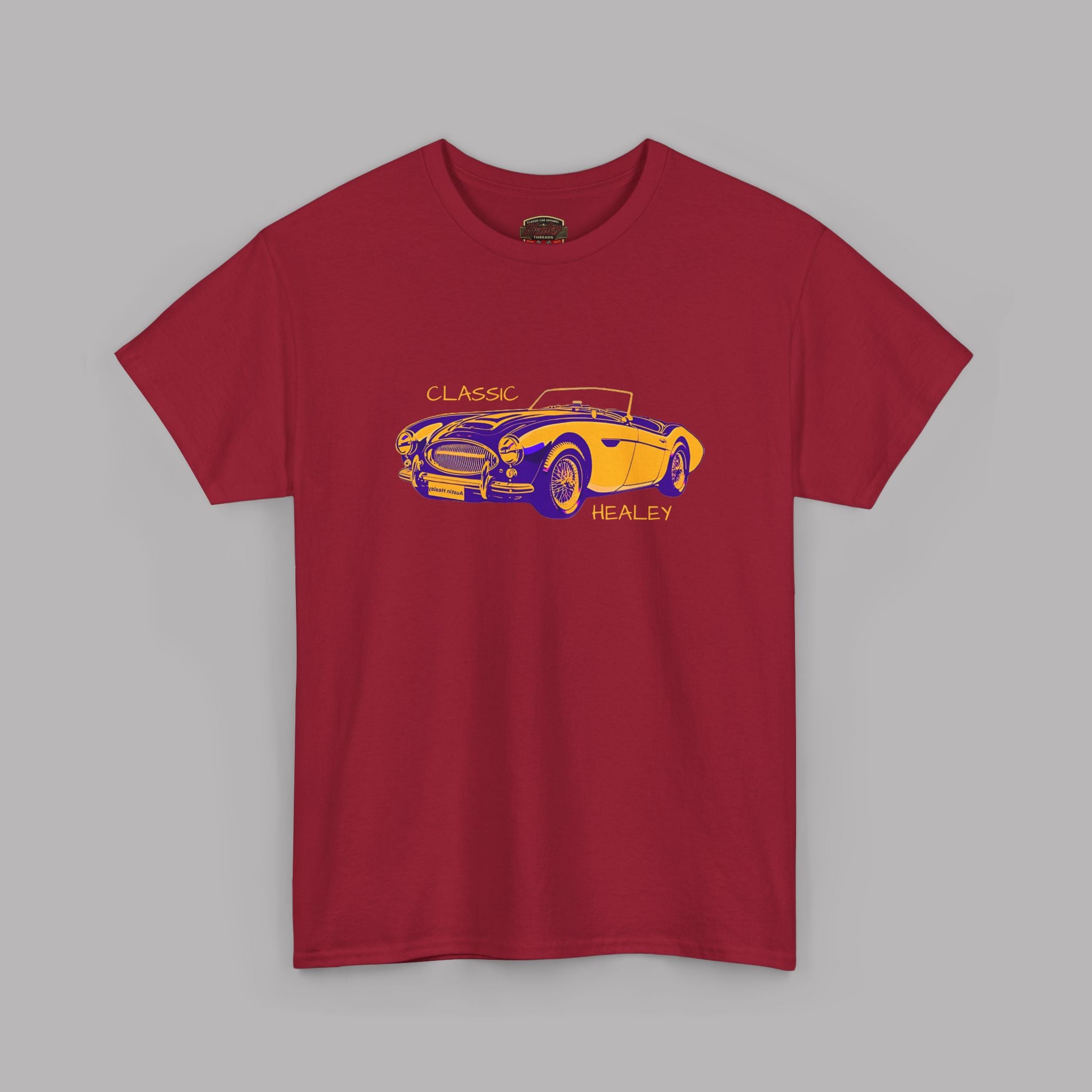 Classic Healey T-Shirt - Vintage British Roadster Style Tee