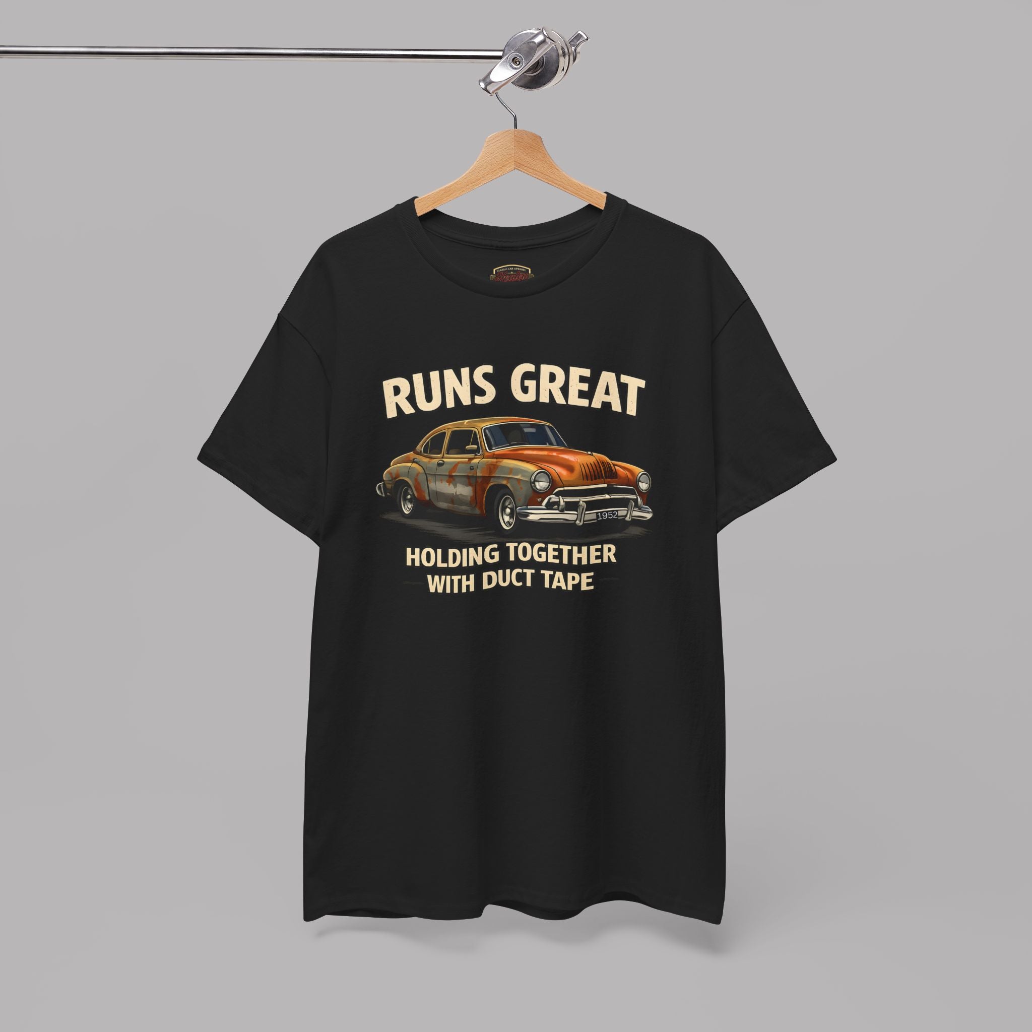 Funny Classic Car T-Shirt – Runs Great Tee