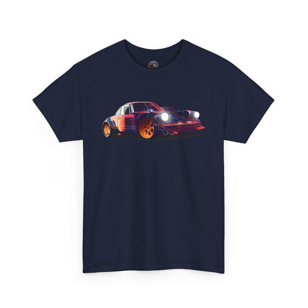 Abstract 3D Sports Car T-Shirt - Cool Automotive Art Design