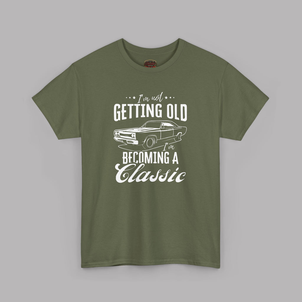Classic Car Birthday T-Shirt - I'm Becoming a Classic Tee