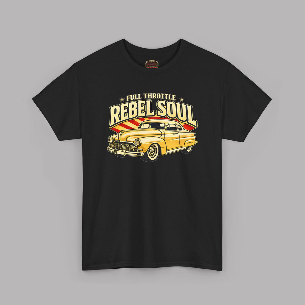 Rebel Soul Vintage Car Tee | Retro Road Trip Classic Shirt