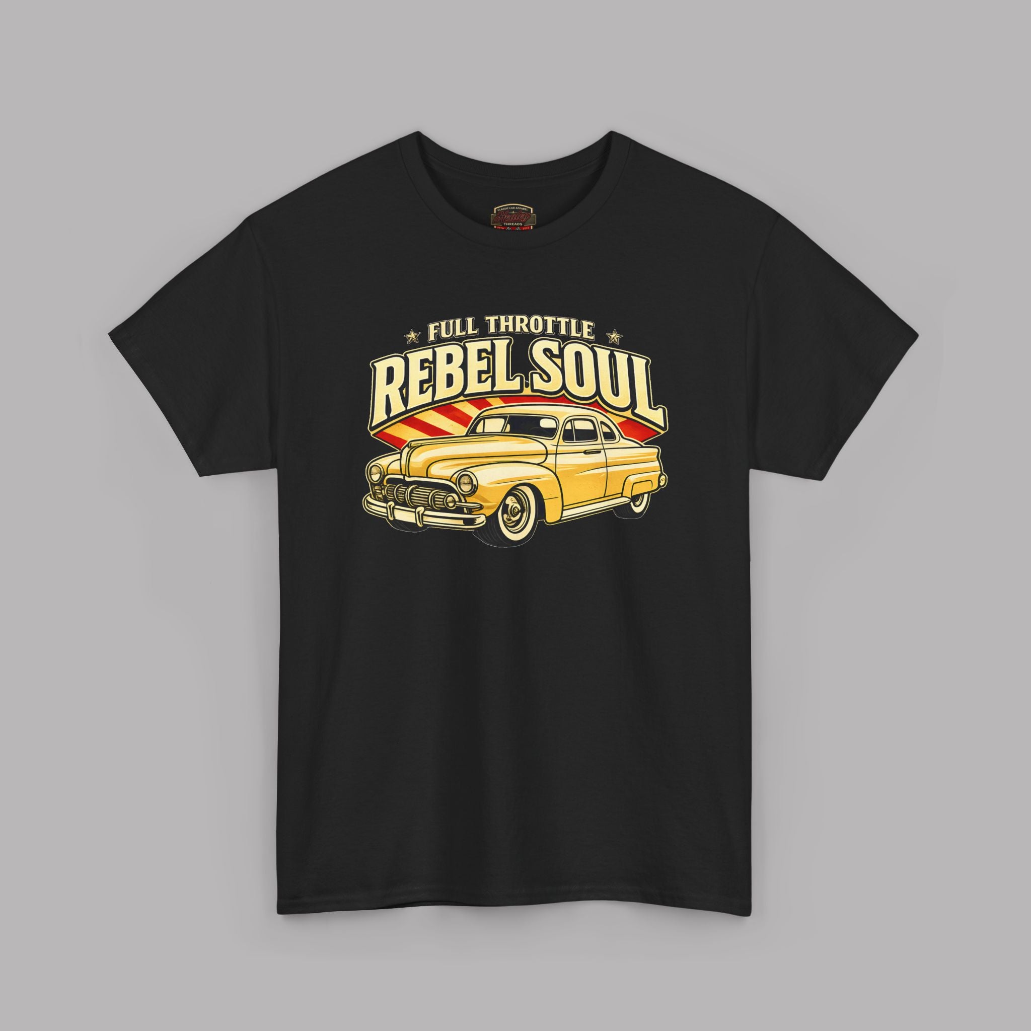 Rebel Soul Vintage Car Tee | Retro Road Trip Classic Shirt