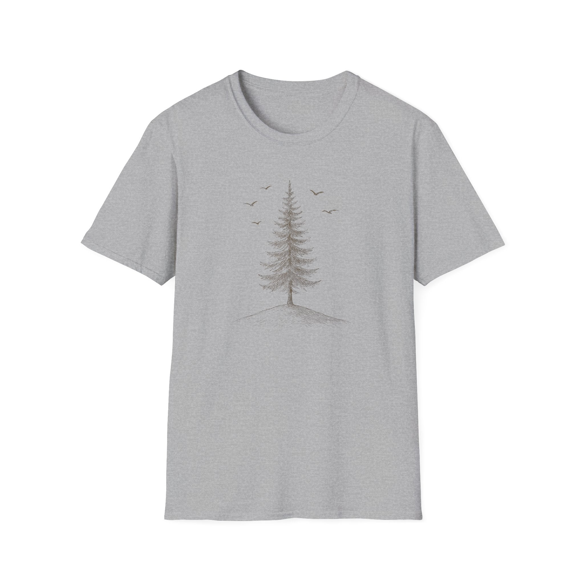Hilltop tree silhouette T-Shirt