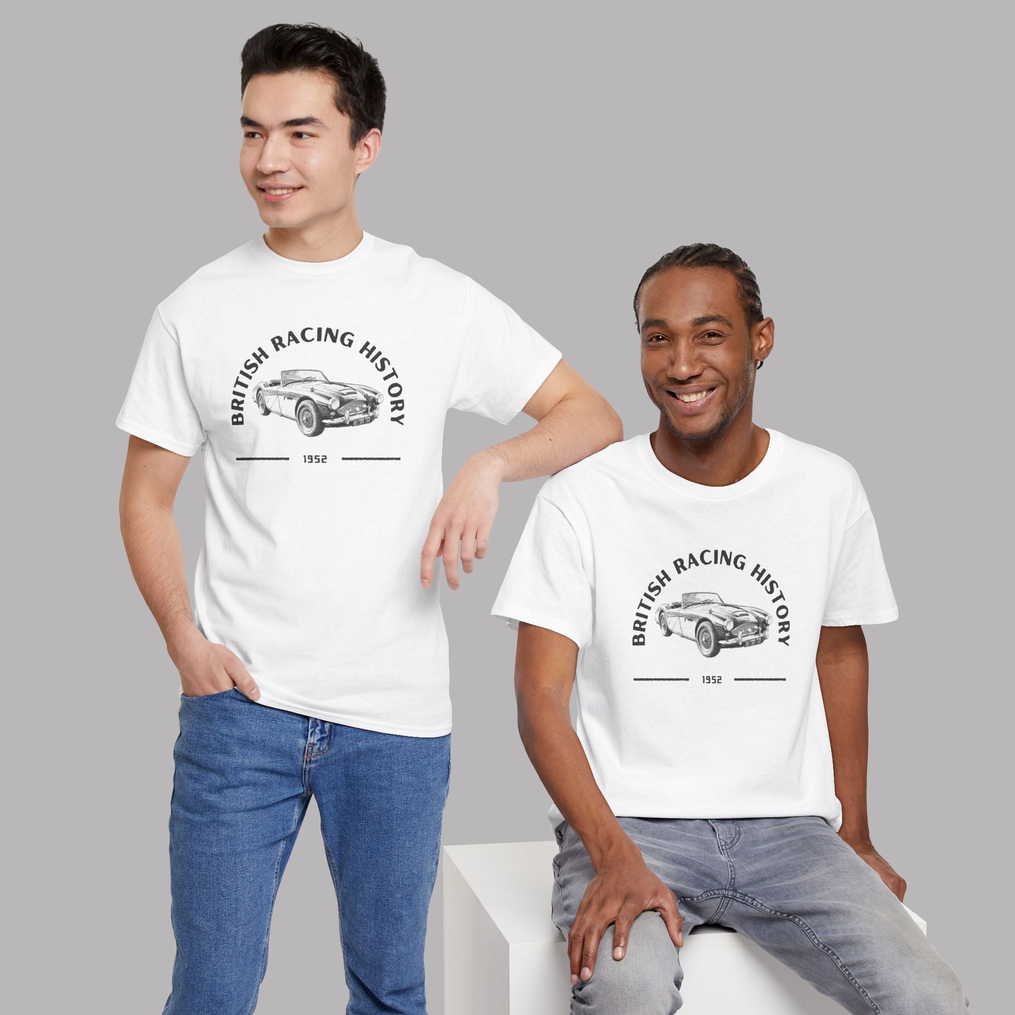 British Racing History Roadster Tee | Vintage Car Shirt