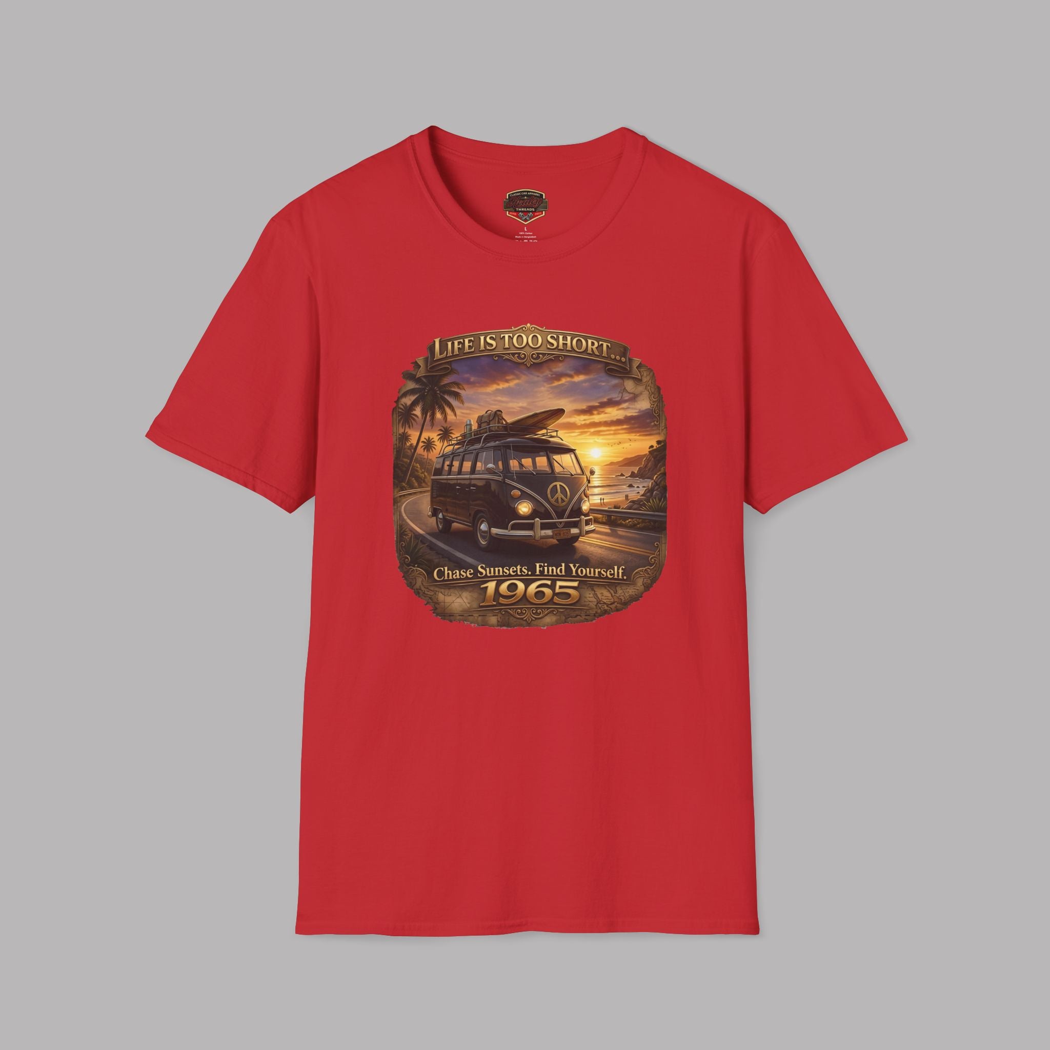Retro Van Life T-Shirt – Chase Sunsets Graphic Tee