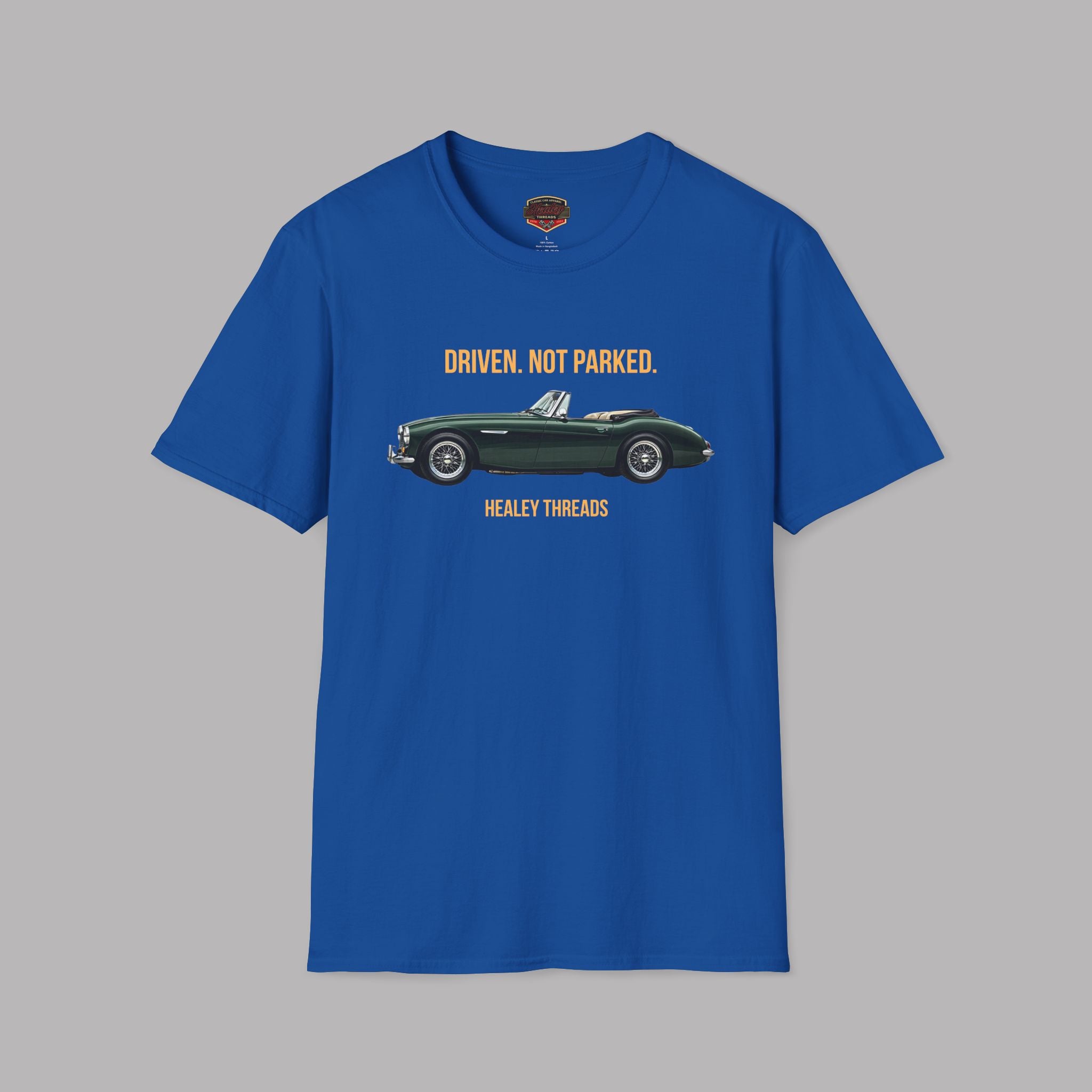 Classic Car Lover Gift Shirt - Driven Not Parked Austin Healey Tee