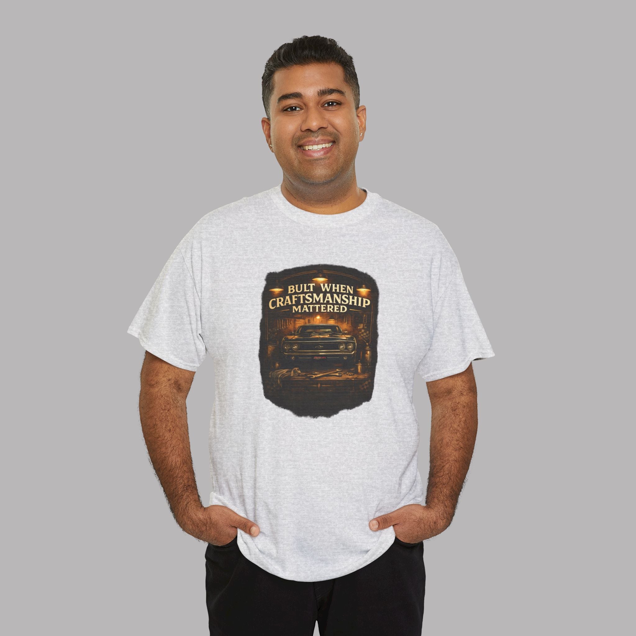 Vintage Muscle Car T-Shirt –Classic Craftsmanship Tee