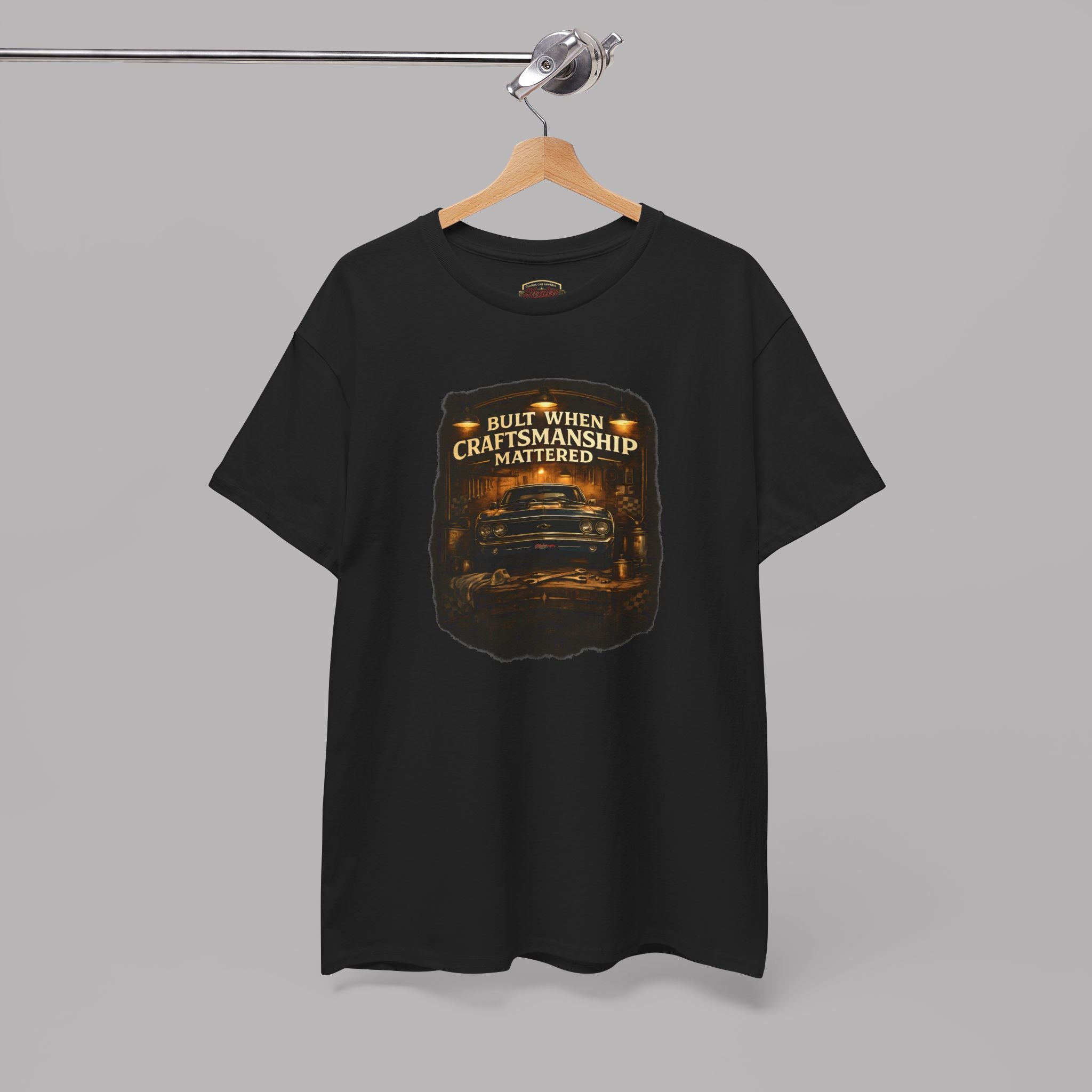 Vintage Car Tee - Built When Craftsmanship Mattered Shirt