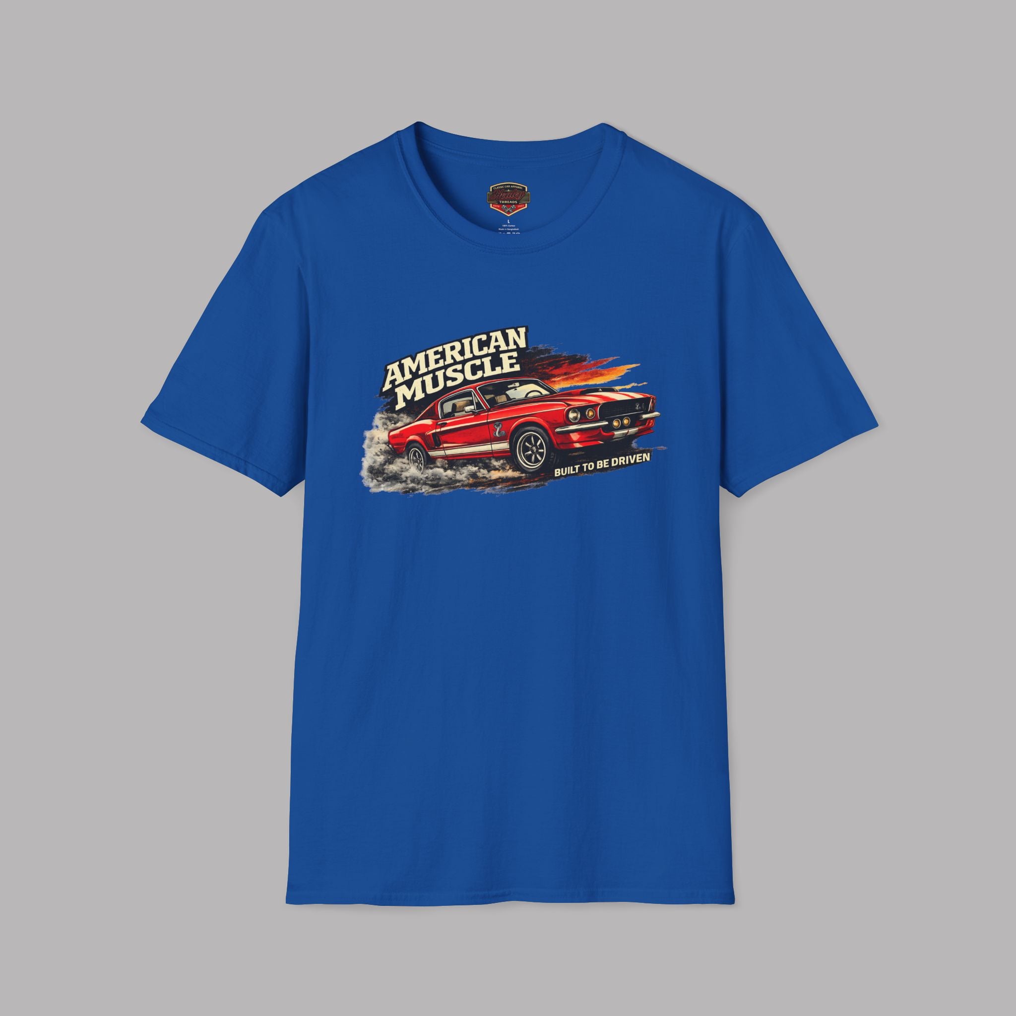 American Muscle Built to Be Driven Tee | Classic Car Gift Shirt