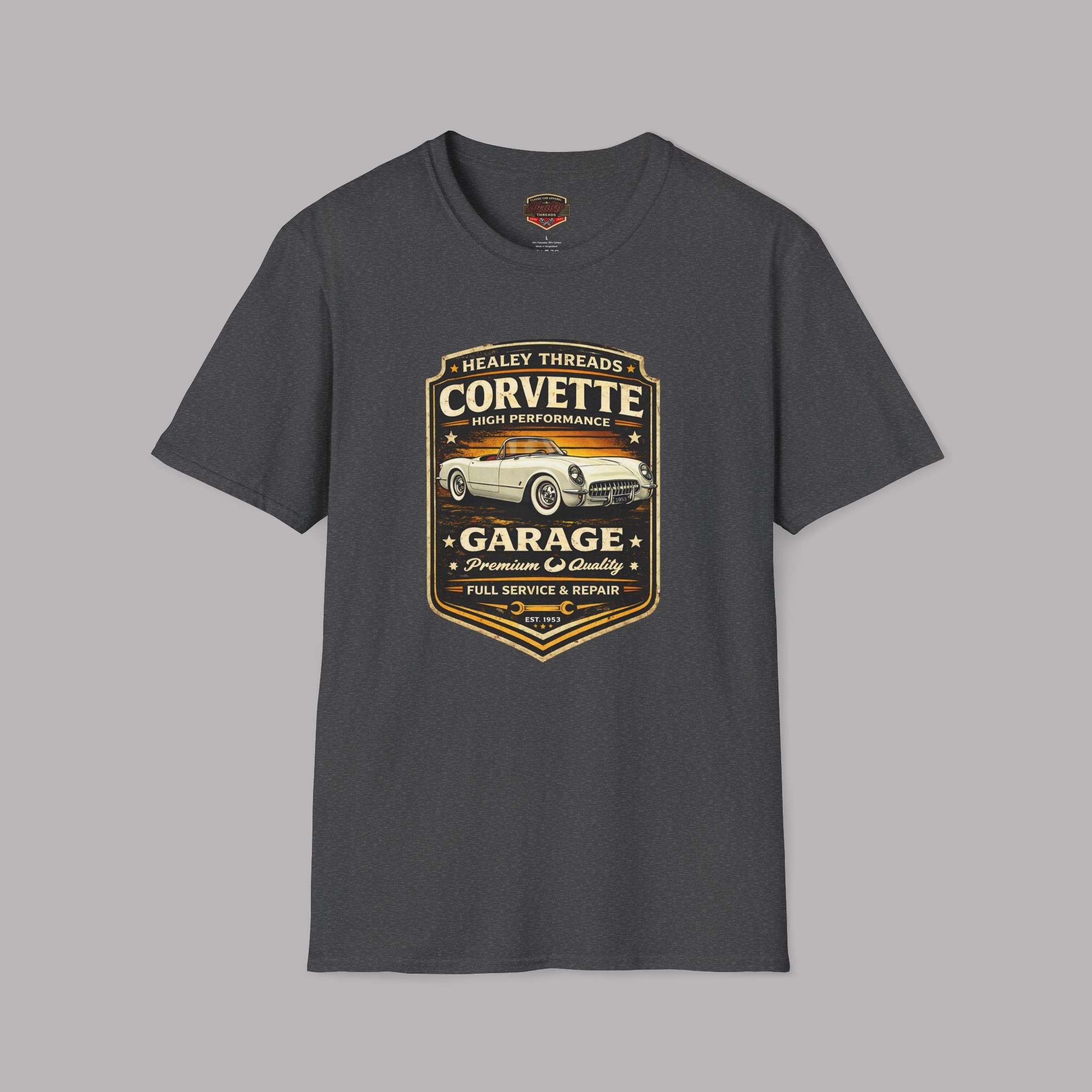 C1 Corvette T-Shirt - Vintage Garage Graphic Tee Est. 1953