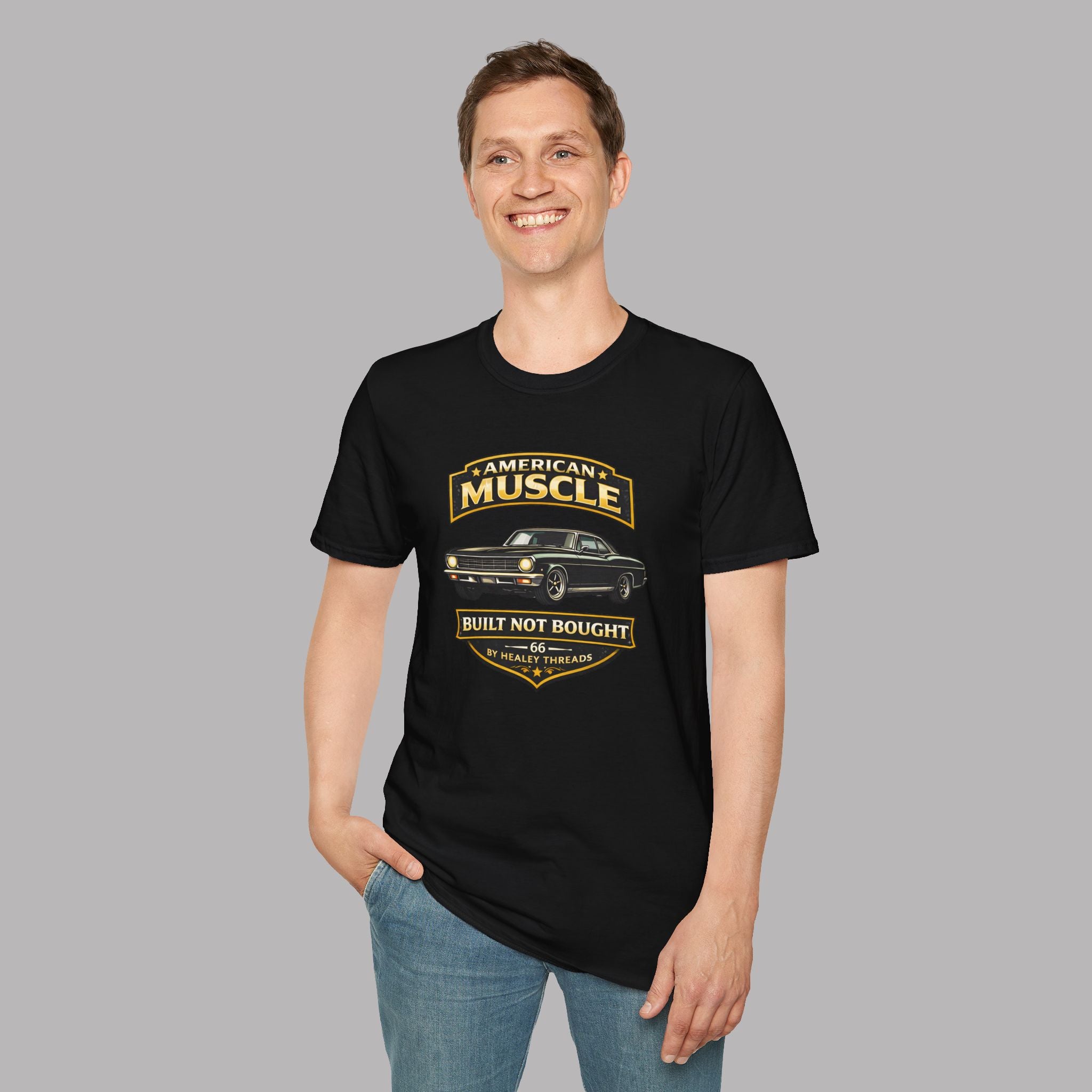 Built Not Bought American Muscle Tee | Classic Car T-Shirt