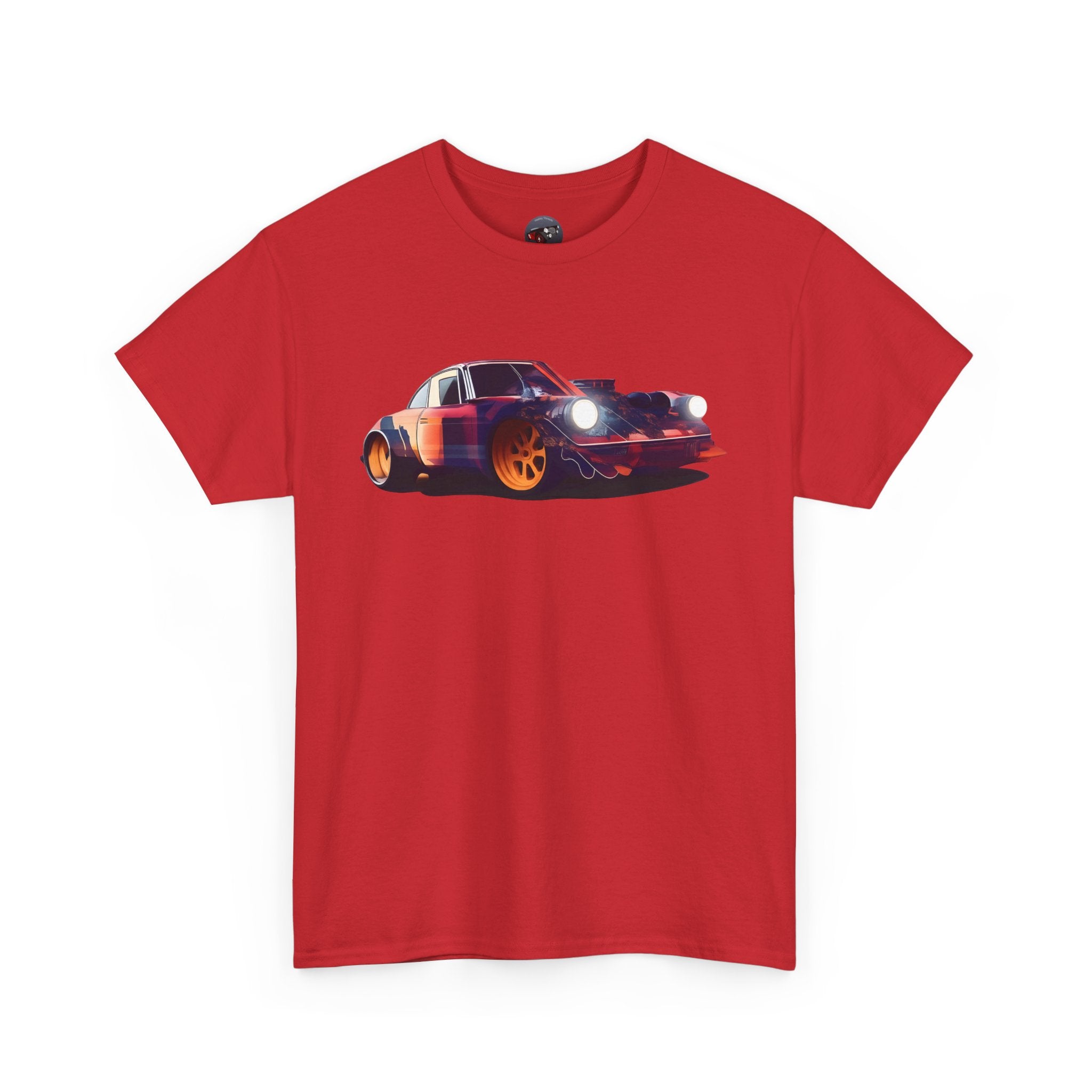 Abstract 3D Sports Car T-Shirt - Cool Automotive Art Design