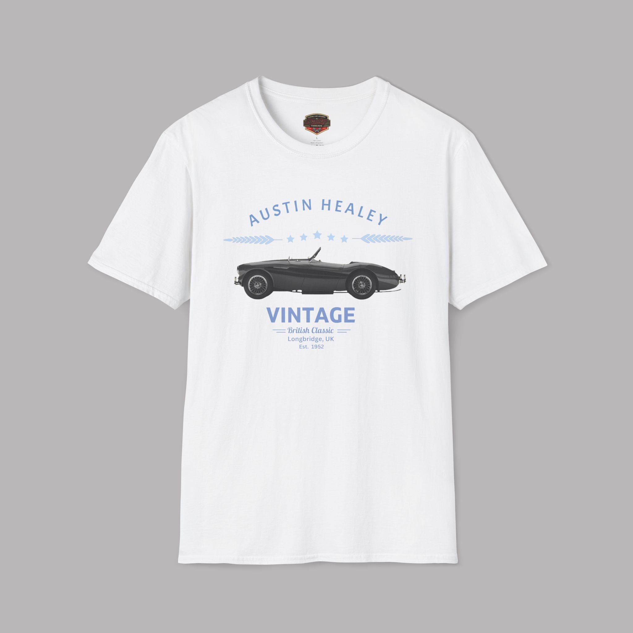 British Classic Car Shirt - Austin Healey Vintage Roadster Tee