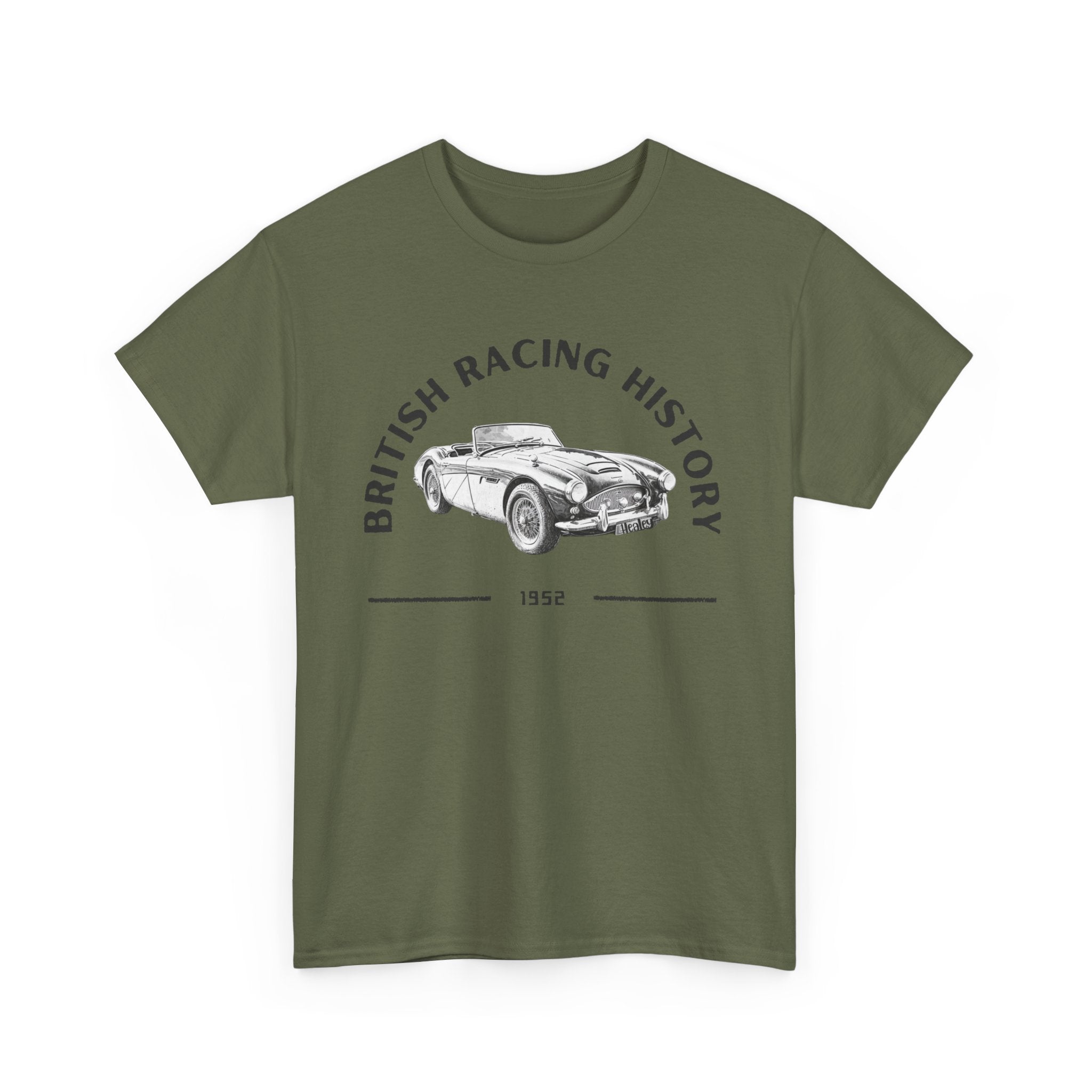 British Racing Heritage T-Shirt 1952 - Healey Threads Tee