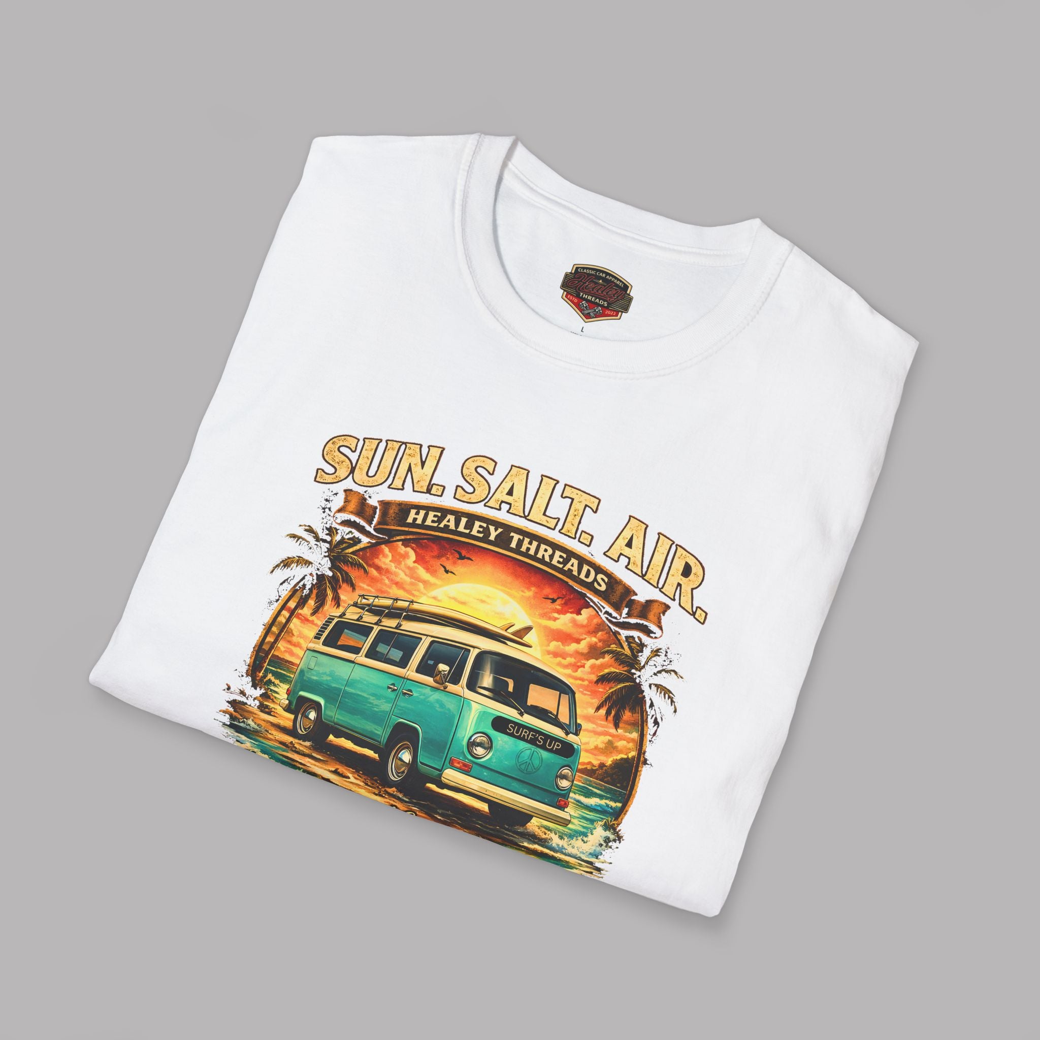 Retro Surf Van T-Shirt – Sun Salt Air Coastal Tee