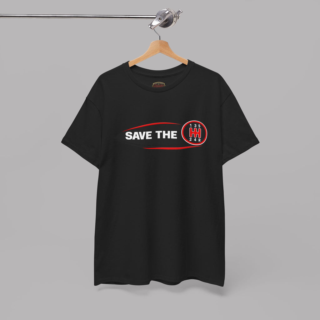 Save the Manual T-Shirt – Retro Shift Pattern Tee