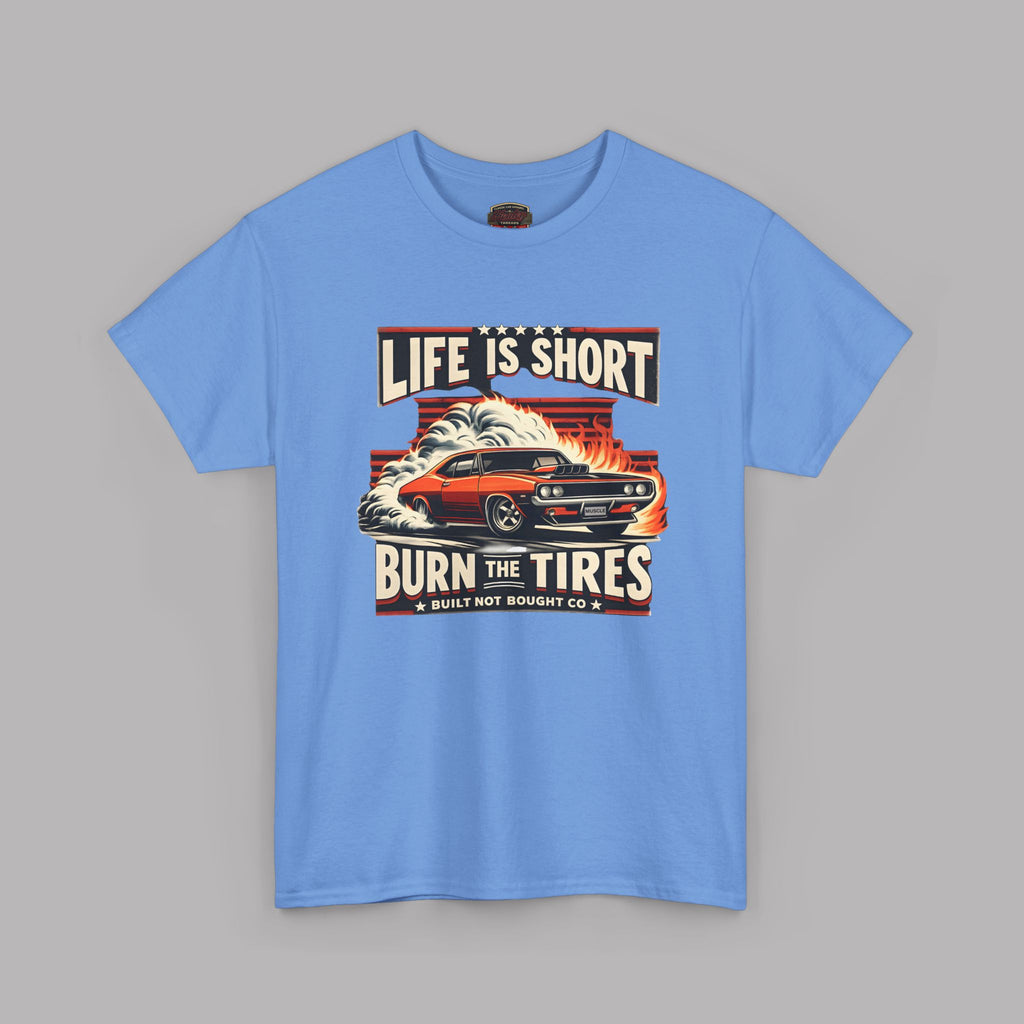 Vintage Muscle Car T-Shirt – Burn the Tires Tee