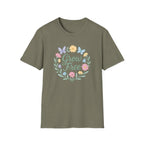 Grow Free Floral Wreath T-Shirt