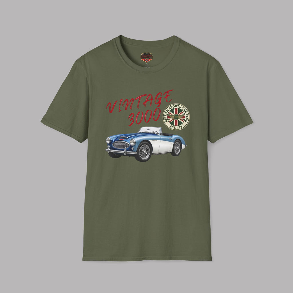 Vintage Roadster Club Tee | Classic British Sports Car Gift