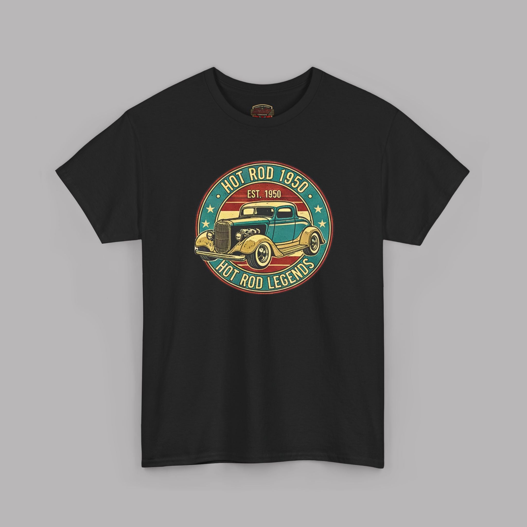 Hot Rod 1950 T-Shirt – Vintage Classic Car Graphic Tee