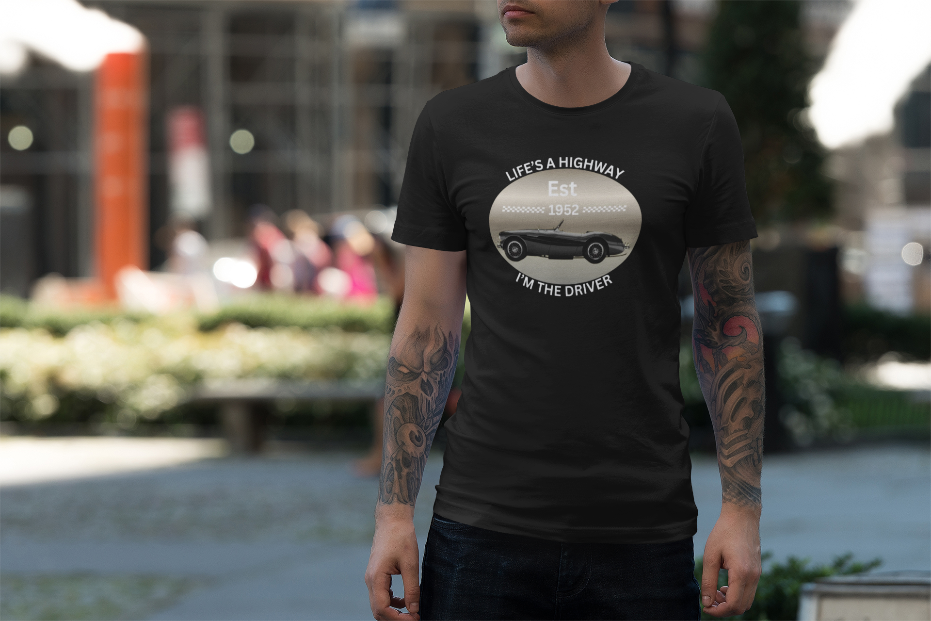 Life's a Highway I'm the Driver Tee | Classic Car Gift Shirt