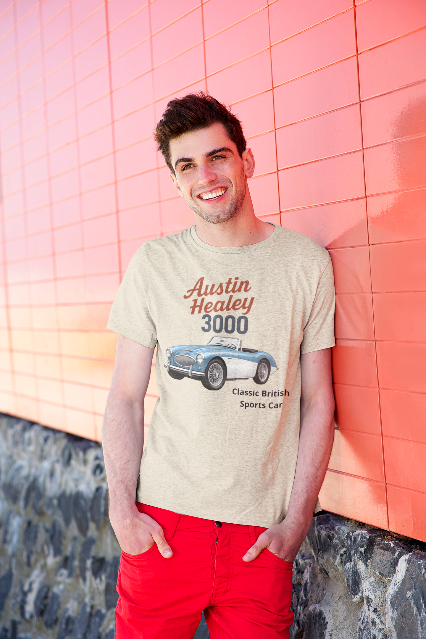 Austin Healey 3000 T-Shirt - Classic British Sports Car Tee