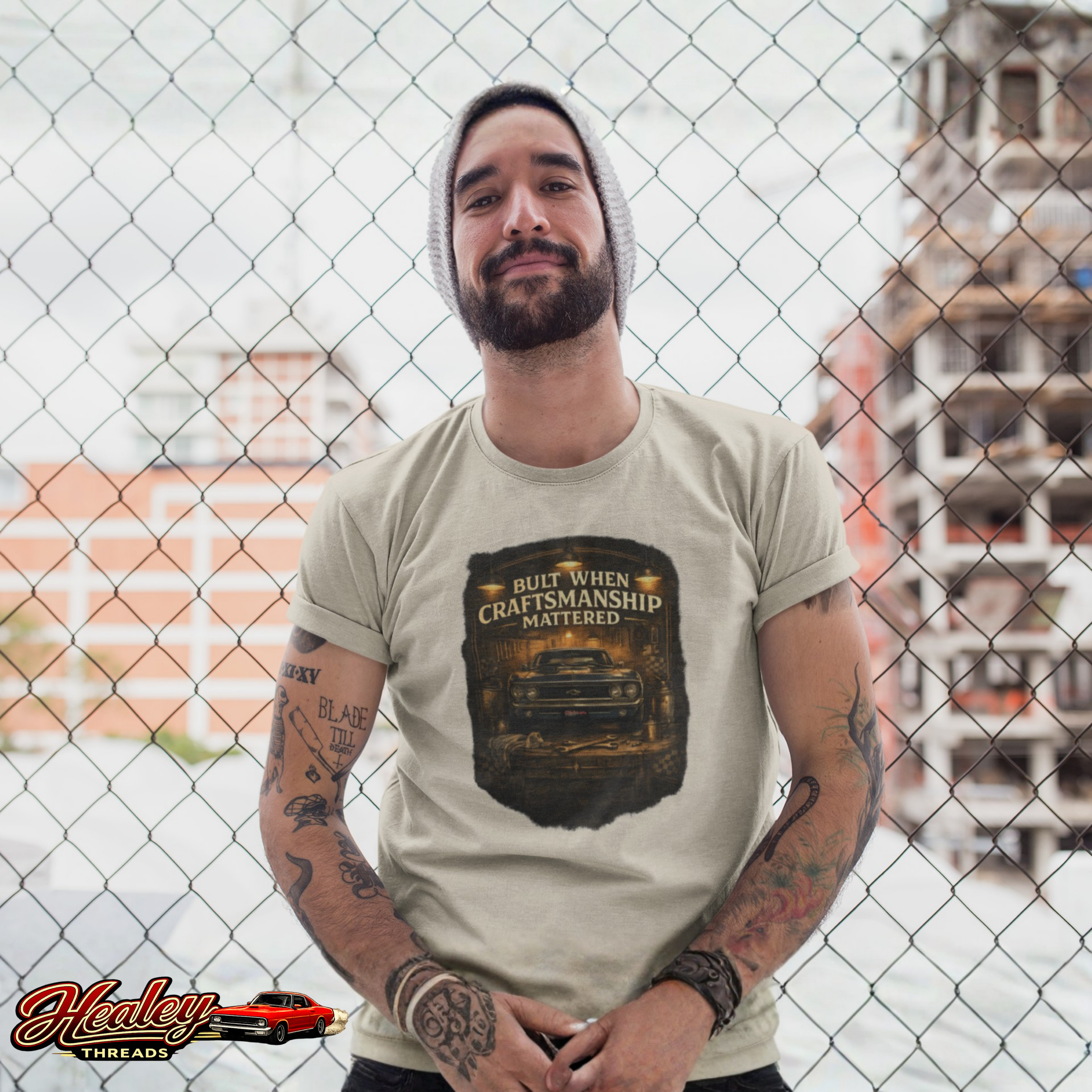Vintage Car Tee - Built When Craftsmanship Mattered Shirt