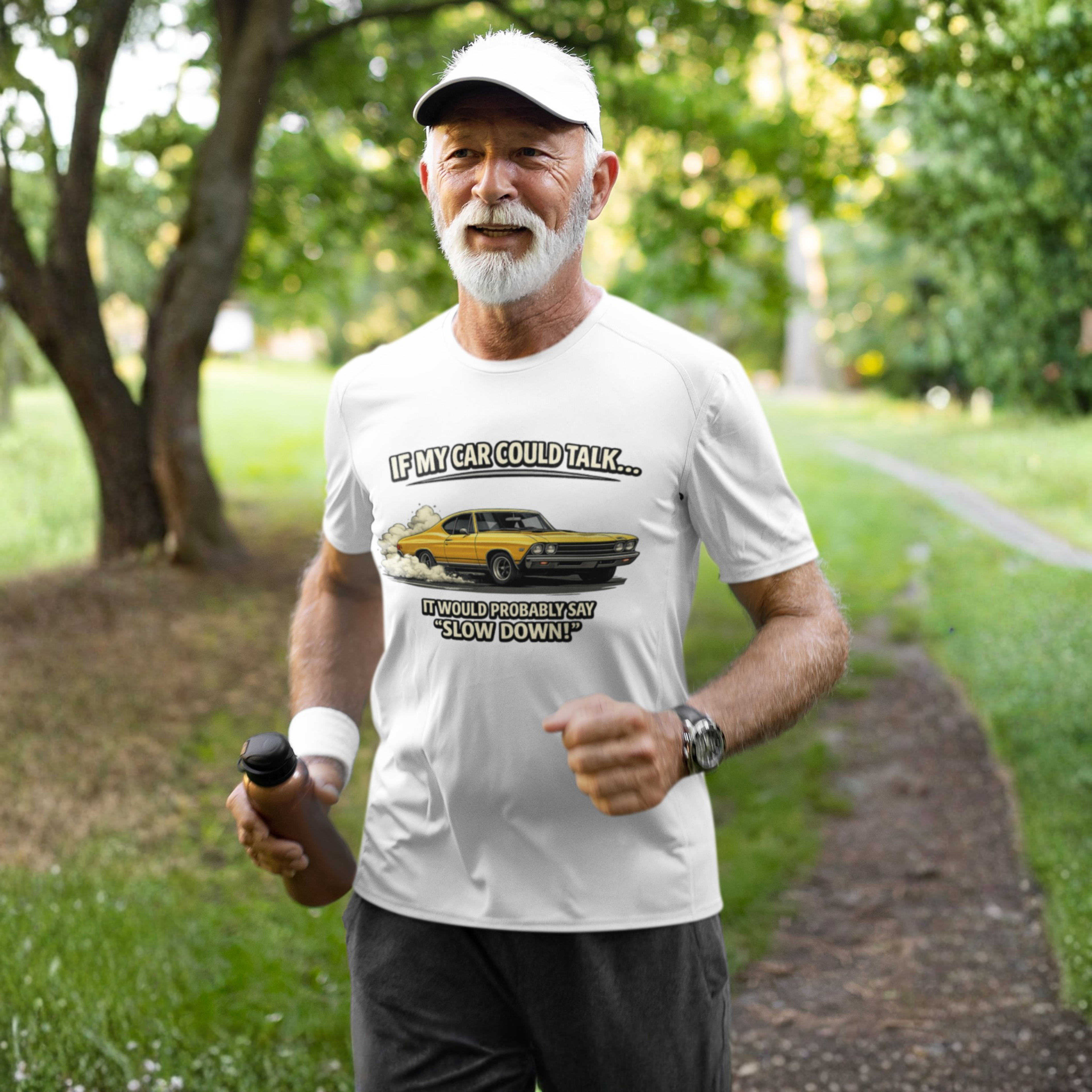 Classic Car Humor T-Shirt – Slow Down Vintage Tee