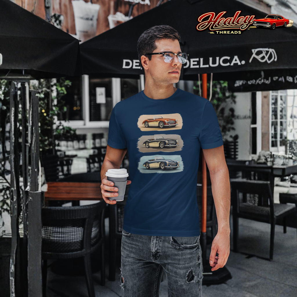 Austin Healey Vintage T-Shirt – Classic Roadster Trio Tee