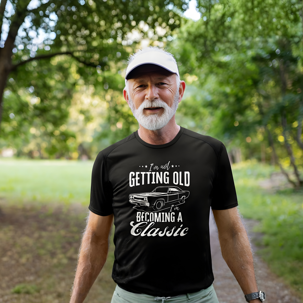 Classic Car Birthday T-Shirt - I'm Becoming a Classic Tee